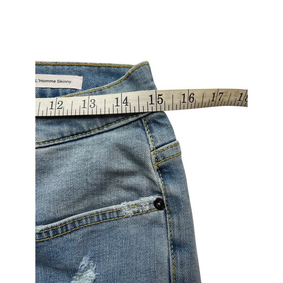 11-1 FRAME Men's Jeans Altavan L'Homme Skinny Mid-Rise Size 30 - Picture 8 of 10